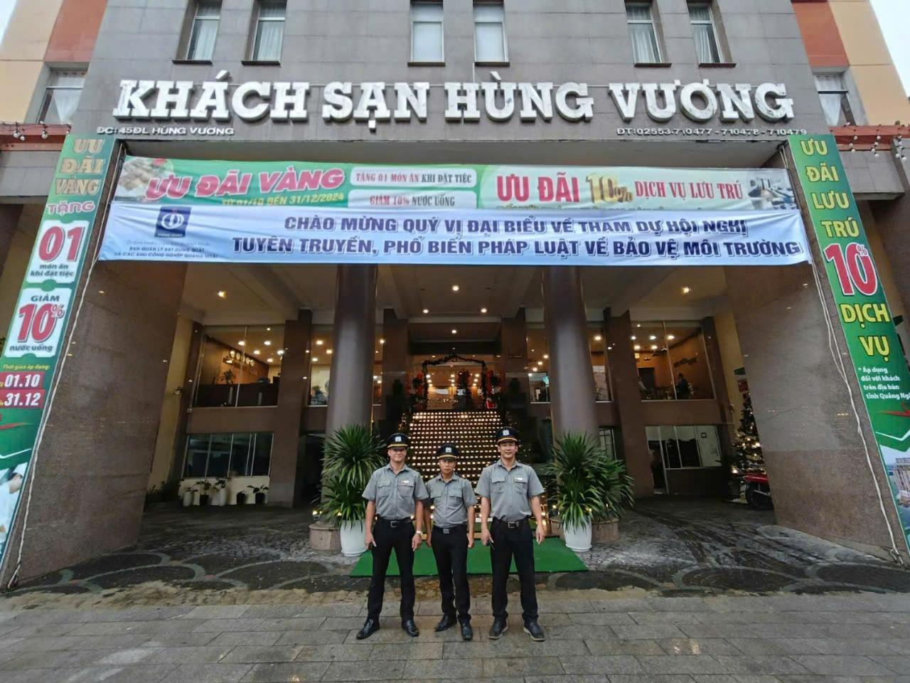 Hotel Khach San Hung Vuong Quang Ngai Esterno foto